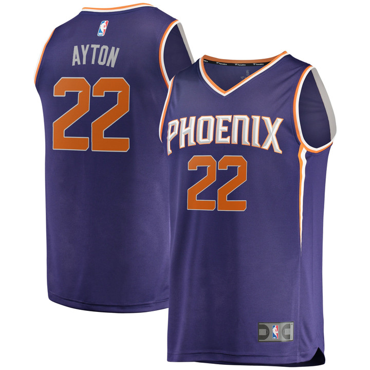 Men's Fanatics Branded DeAndre Ayton Purple Phoenix Suns Fast Break Replica Jersey - Icon Edition