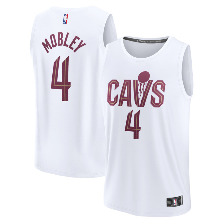 Men's Fanatics Branded Evan Mobley White Cleveland Cavaliers 2022/23 Fast Break Replica Jersey - Association Edition