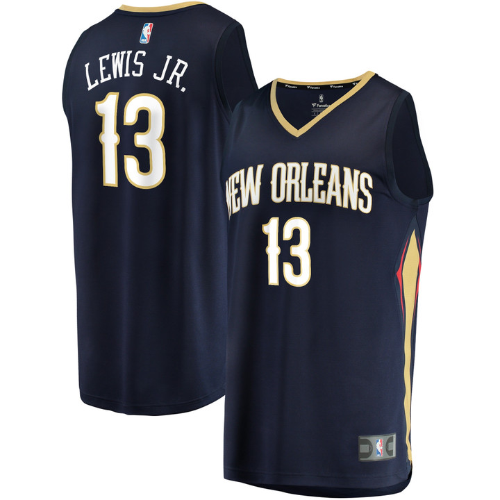 Men's Fanatics Branded Kira Lewis Jr. Navy New Orleans Pelicans 2020 NBA Draft First Round Pick Fast Break Replica Jersey - Icon Edition