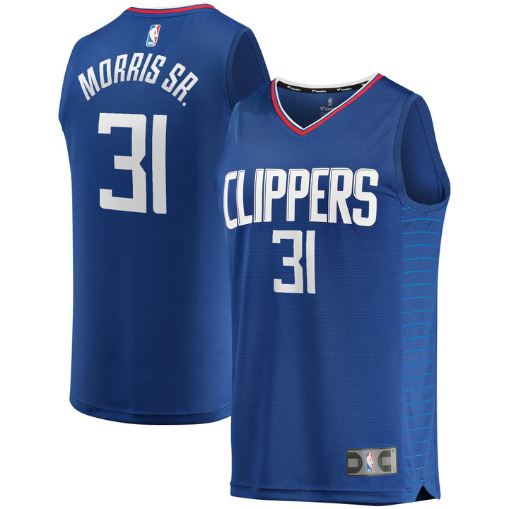 Men's Fanatics Branded Marcus Morris Royal LA Clippers Fast Break Road Player Jersey