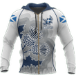 Scottish Thistle Pullover Hoodie Rugby Style - Amaze Style™