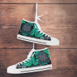 Aztec Tlaloc God Aztec Mexican Mural Art Customized 3D All Over Printed High Tops Canvas Shoes - AM Style Design - Amaze Style™