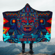 Aztec Tlaloc God Aztec Mexican Mural Art Customized 3D All Over Printed Hooded Blanket - AM Style Design - Amaze Style™
