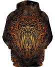 Owl Mandala All Over Print 3D Hoodie - Amaze Style™-Apparel