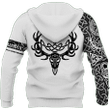 Deer Viking Tattoos Vibes All Over Printed AZ021001 - Amaze Style™-Apparel