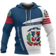 Dominican Republic Sport Hoodie - Premium Style NVD1287 - Amaze Style™