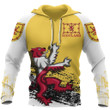 Rampant Lion of The Royal Arms of Scotland Hoodie Yellow NNK 1501 - Amaze Style™