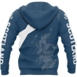 Scotland Map Polygon Style Pullover Hoodie NNK 1508 - Amaze Style™