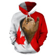 3D All Over Printed Canada National Animals Hoodie PL126 - Amaze Style™