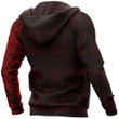 Polynesian Tribal Lizard Tattoo on Chest Red Hoodie NVD1350 - Amaze Style™