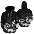 Silver Fern New Zealand Hoodie - Black PL183 - Amaze Style™-Apparel