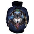 Magic Wolf Native American Pullover Hoodie NVD1301 - Amaze Style™