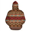 Bison Arrow Brown Native American Pride All Over Hoodie NVD1307 - Amaze Style™-Apparel