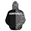 3D All Over Printed Australia Hoodie The Half Aboriginal PL128 - Amaze Style™