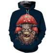 3D ALL OVER PRINTED SKULL HOODIE PL283 - Amaze Style™-Apparel