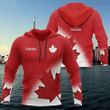 Canada Red Hoodie PL - Amaze Style™-Apparel