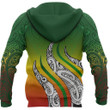 Aotearoa Koru Hoodie Rastafari Fire PL268 - Amaze Style™-Apparel