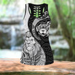 New zealand lion maori mania Combo outfit Legging + Tank for women PL25082001 - Amaze Style™-Apparel