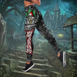 Merry Chrismas and Happy new yeah skull santa legging + hollow tank combo outfit HHT15082003 - Amaze Style™-Apparel
