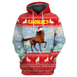 Horse Christmas 3D Shirt For Men And Women HHT16102007 - Amaze Style™-Apparel