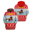 Horse Christmas 3D Shirt For Men And Women HHT16102007 - Amaze Style™-Apparel