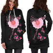 Breast Cancer-Never Give Up 3D All Over Hoodie Dress DQB07212008 - Amaze Style™-Apparel