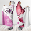 3D All Over Love Mom Butterflies Hoodie Dress Blanket - Amaze Style™