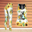 Cat Sunflower Crown Combo Tank + Legging TA033009 - Amaze Style™-Apparel