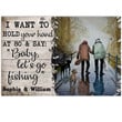 Couple Fishing 3D All Over Printed Poster Horizontal - Amaze Style™