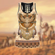 Owl Native American 3D All Over Printed Legging + Hollow Tank - Amaze Style™