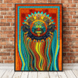Aztec Culture Traditional Sun Stone 3D All Over Printed Canvas - 