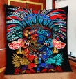Mictlancihuatl Queen of Mictlan Mural Art 3D All Over Printed Quilt - 