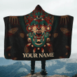 The Aztec Sacred Jaguar Maya Aztec Calendar Customized 3D All Over Printed Hooded Blanket - 