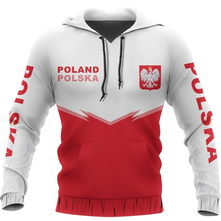 Poland Flag Hoodie - Energy Style NVD1285 - Amaze Style™