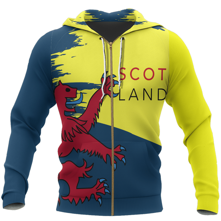 Scotland Lion Painting Pullover Hoodie - Amaze Style™-Apparel