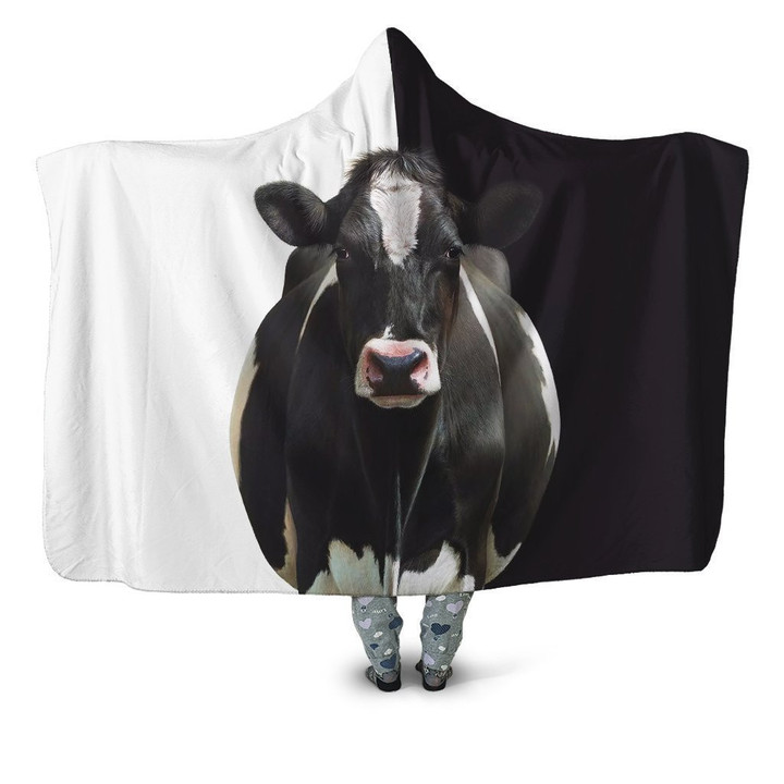 Beautiful Cow Farmer Hoodie Blanket - Amaze Style™