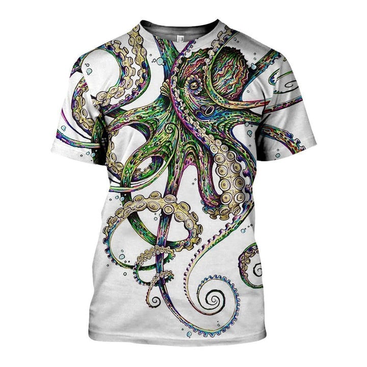 3D All Over Printed Octopsychedelia Shirts and Shorts - Amaze Style™