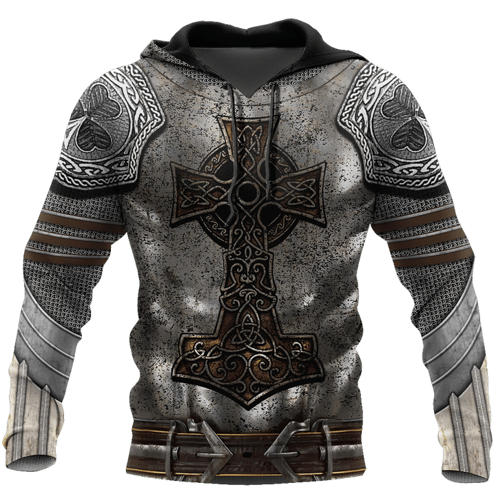 Irish Armor Warrior Chainmail 3D All Over Printed Shirts For Men and Women AM250203 - Amaze Style™-Apparel