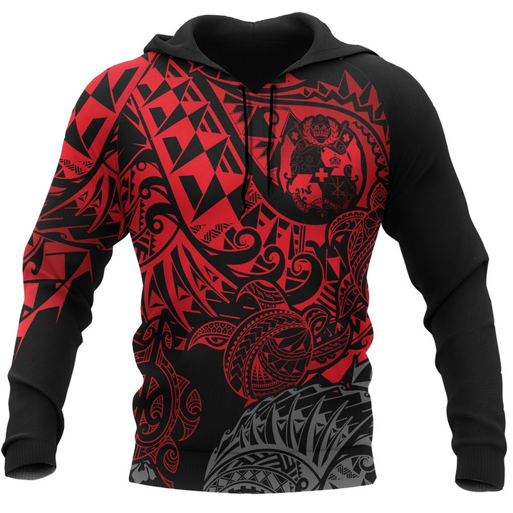 Tonga in My Heart Polynesian Tattoo Style 3D Printed Shirts TT0046 - Amaze Style™-Apparel