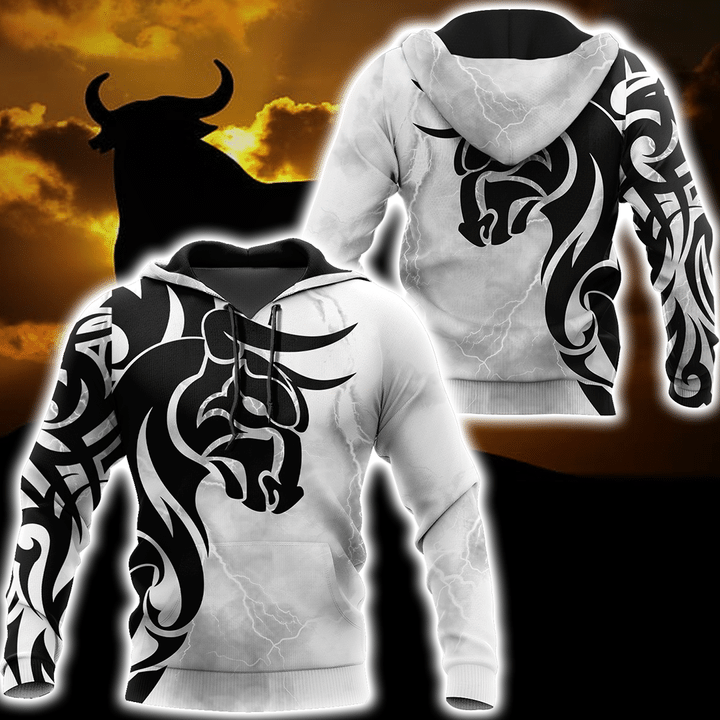 Premium Tribal Tattoo Bulls 3D Printed Unisex Shirts - Amaze Style™-Apparel