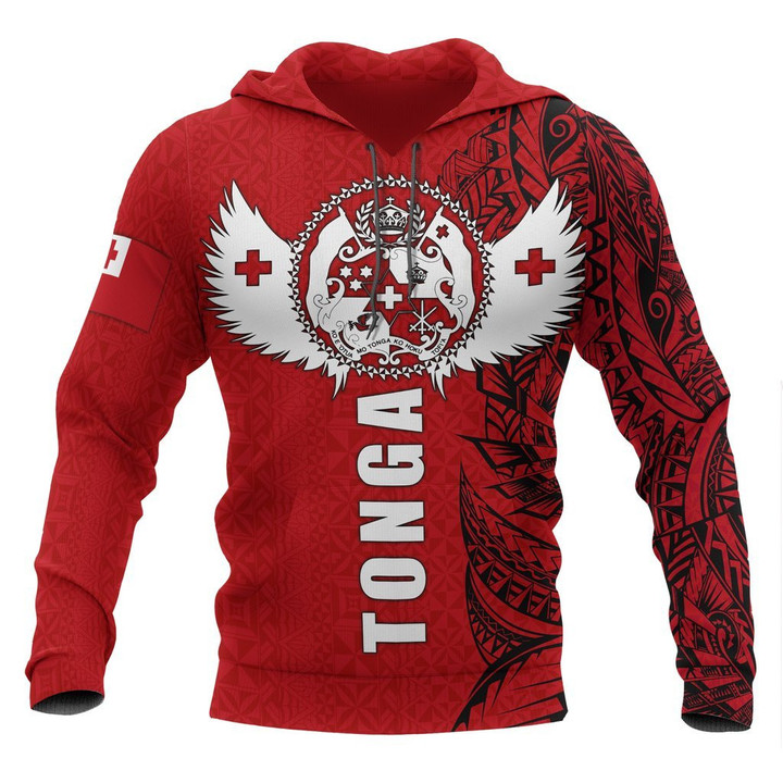 Tonga in My Heart Polynesian Tattoo Style 3D Printed Shirts TT0104 - Amaze Style™-Apparel