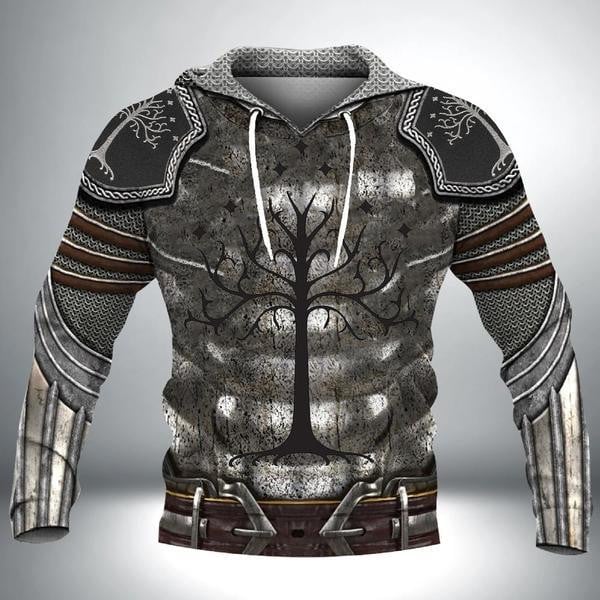 Irish Armor Knight Warrior Chainmail 3D All Over Printed Shirts For Men and Women TT0126 - Amaze Style™-Apparel