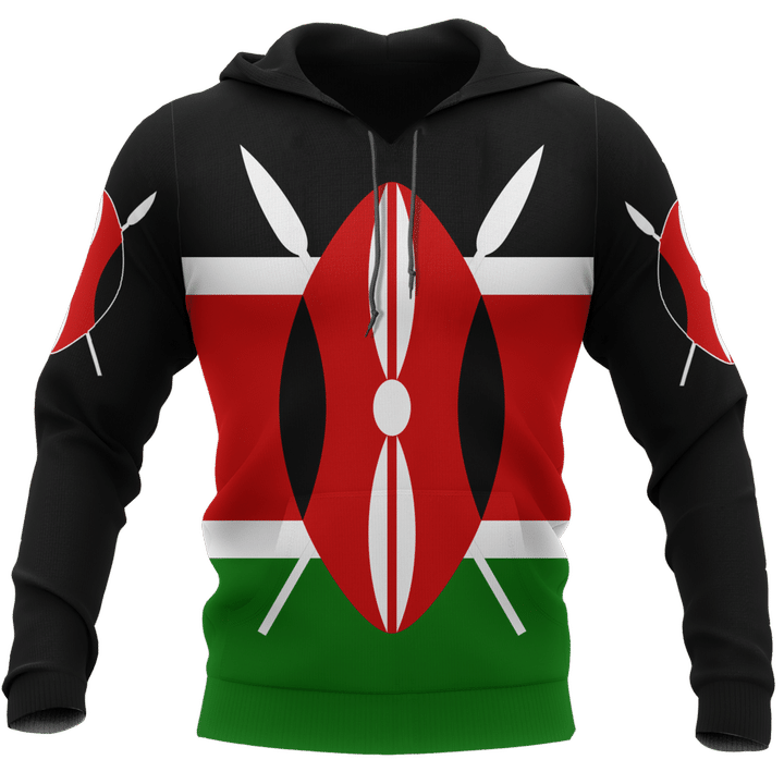 Kenya Map 3D All Over Printed Shirts for Men and Women TT0069 - Amaze Style™-Apparel