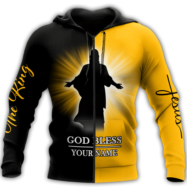Premium Christian Jesus Blessed V5 Personalized Name 3D All Over Printed Unisex Shirts - Amaze Style™-Apparel