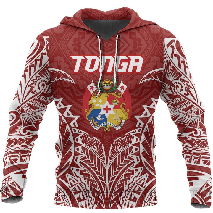 Tonga in My Heart Polynesian Tattoo Style 3D Printed Shirts TT0054 - Amaze Style™-Apparel