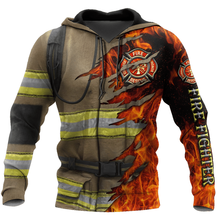 Premium Firefighter 3D All Over Printed Unisex Shirts - Amaze Style™-Apparel