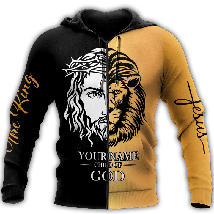 Premium Christian Jesus Child of God v3 Personalized Name 3D All Over Printed For Men Shirts - Amaze Style™-Apparel