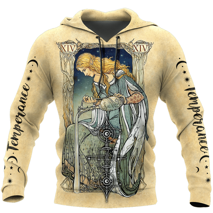 Tarot Cards Temperance 3D All Over Printed Shirts For Men and Women AM150604 - Amaze Style™-Apparel