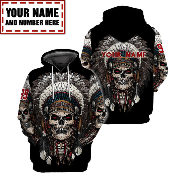 Personalized Name Premium Native American Culture 3D Printed Unisex Shirts - Amaze Style™