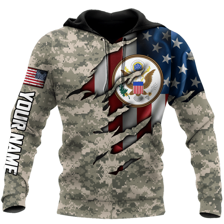 Great Seal of the United States Army Personalized Name - 3D All Over Printed Shirts For Men and Women - Amaze Style™